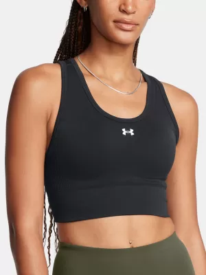 Ženski grudnjak UNDER ARMOUR VANISH SEAMLESS MID BRA 1384419-001 CRNA