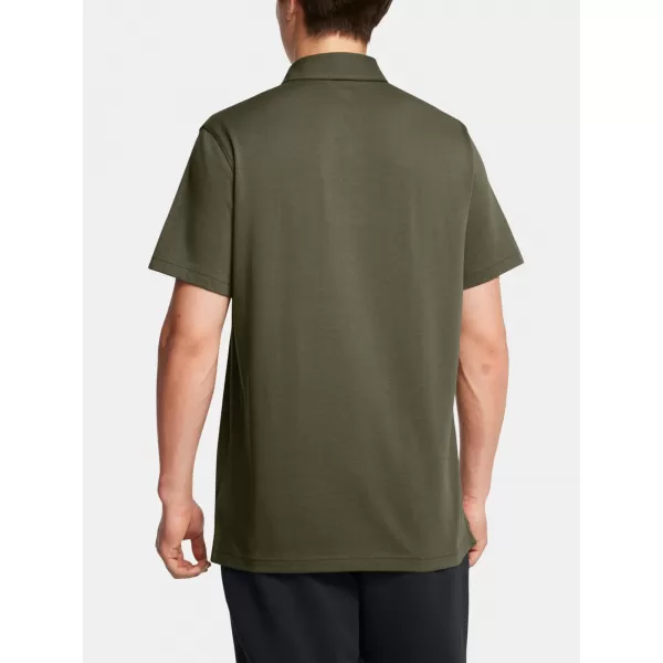  Muška majica kratkih rukava UNDER ARMOUR ICON POLO 1386608-390 ZELENA 