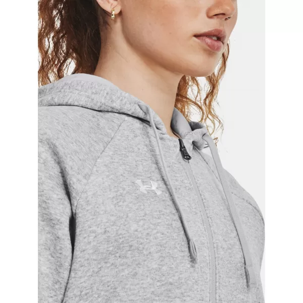 Ženski sweatshirt UNDER ARMOUR RIVAL FLEECE FZ HOODIE 1379497-012 SIVA 