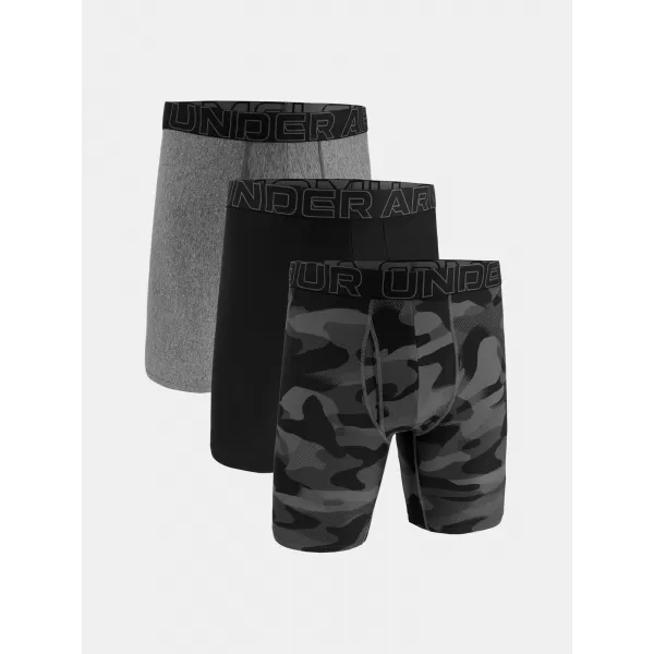  Muške bokserice UNDER ARMOUR M PERF TECH NOV 9IN 1383881-001 CRNA 
