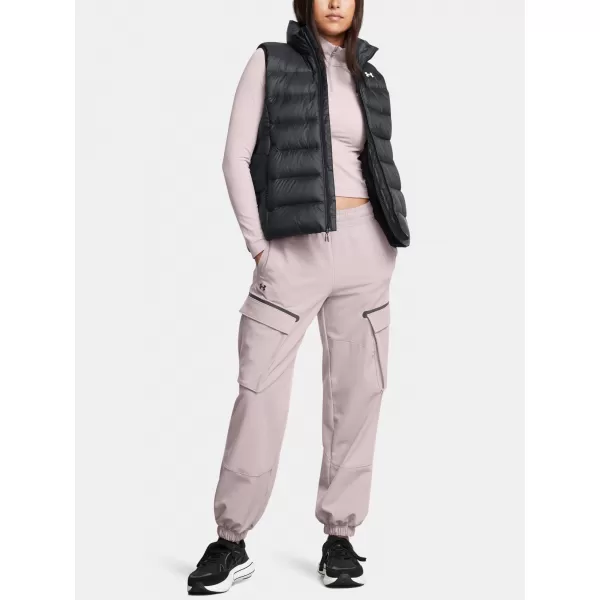  Ženske sportske hlače UNDER ARMOUR UNSTOPPABLE CARGO PANT 1386481-015 SIVA 