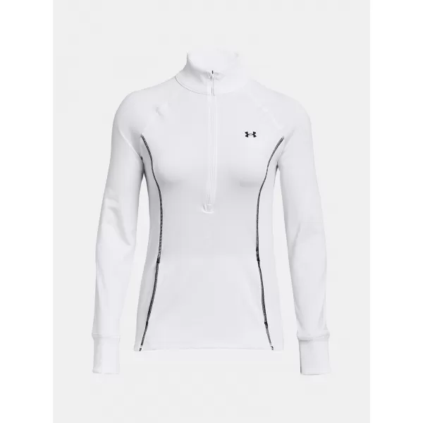  Ženska majica kratkih rukava UNDER ARMOUR TRAIN CW 1/2 ZIP 1379886-100 BIJELA 