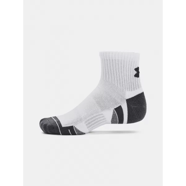  Čarape UNDER ARMOUR PERFORMANCE COTTON 3P QTR 1379528-100 BIJELA 