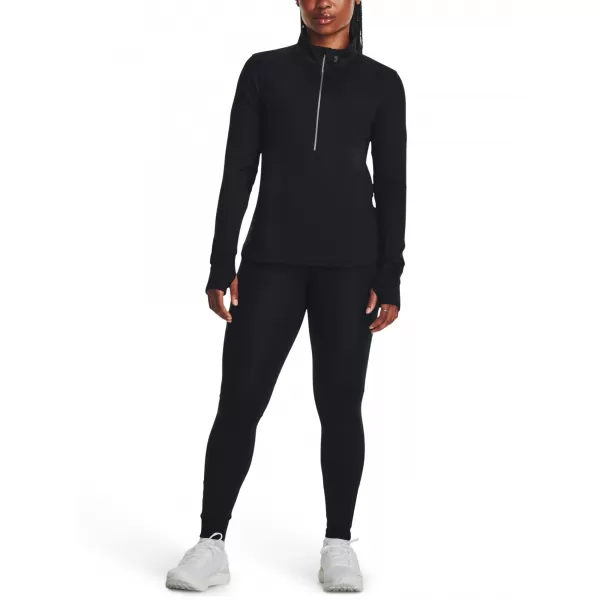  Ženska majica kratkih rukava UNDER ARMOUR QUALIFIER RUN 1/2 ZIP 1379349-001 CRNA 