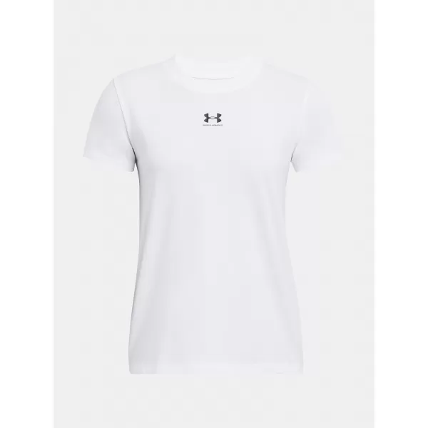  Ženska majica kratkih rukava UNDER ARMOUR CAMPUS CORE SS 1383648-100 BIJELA 