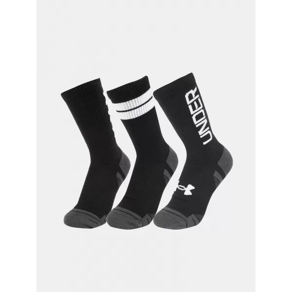  Čarape UNDER ARMOUR PERF TECH NOV CREW (3 PÁRY) 1379515-002 CRNA 