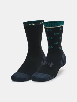 Čarape UNDER ARMOUR PERF COTTON NOV MID (2 PÁRY) 1379534-002 CRNA