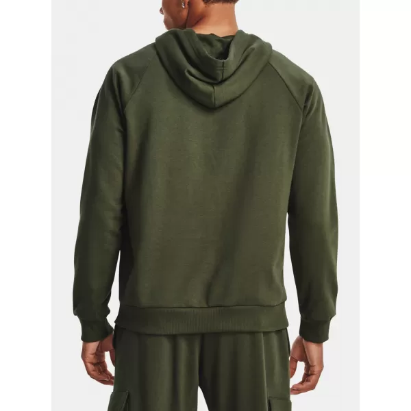  Muški sweatshirt UNDER ARMOUR UA RIVAL FLEECE HOODIE ZELENA 