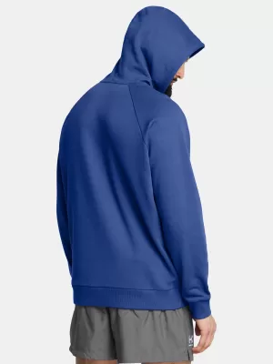 Muški sweatshirt UNDER ARMOUR RIVAL FLEECE HOODIE 1379757-432 PLAVA
