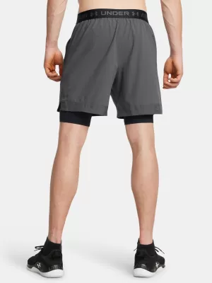 Muške kratke hlače UNDER ARMOUR VANISH WOVEN 2IN1 STS 1373764-025 SIVA