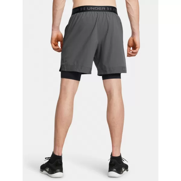  Muške kratke hlače UNDER ARMOUR VANISH WOVEN 2IN1 STS 1373764-025 SIVA 