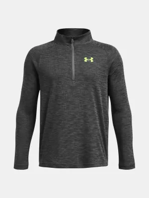 Majica za dječake UNDER ARMOUR TECH TEXTURED 1/2 ZIP 1382791-025 SIVA
