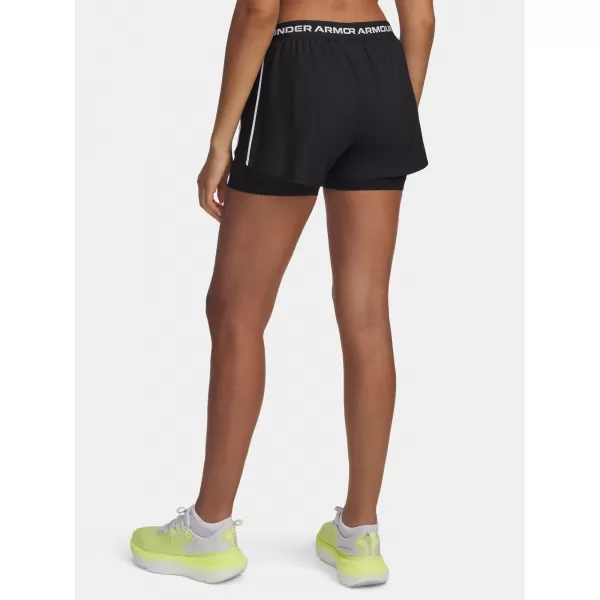  Ženske kratke hlače UNDER ARMOUR TECH PLAY UP 2IN1 SHORTS 1389895-001 CRNA 