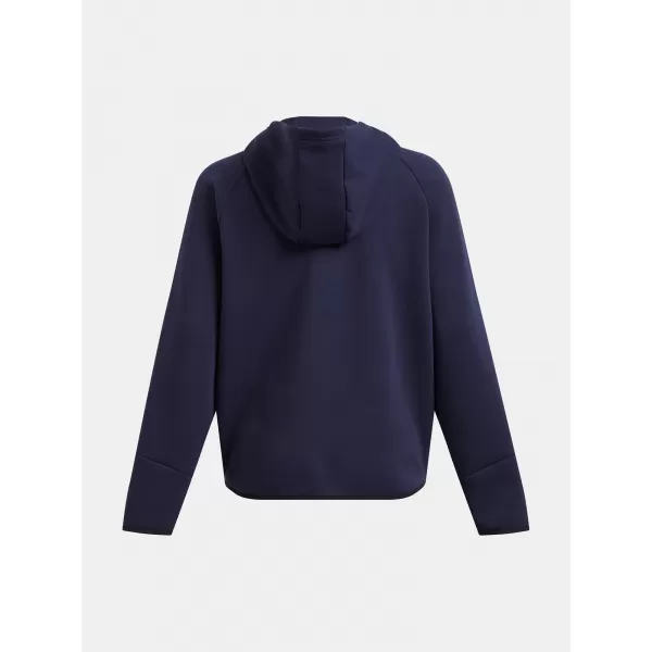  Ženski sweatshirt UNDER ARMOUR UNSTOPPABLE FLEECE FZ 1379842-410 PLAVA 
