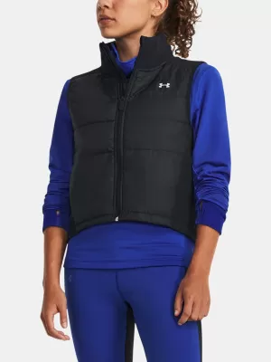 Ženski prsluk UNDER ARMOUR STRM SESSION RUN VEST 1378502-001 CRNA