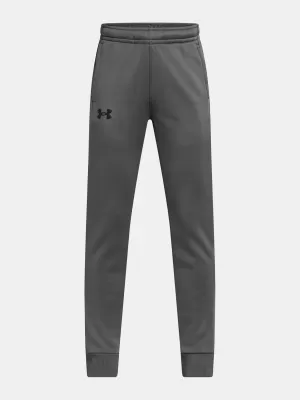 Trenirke za dječake UNDER ARMOUR ARMOUR FLEECE JOGGERS 1373543-025 SIVA