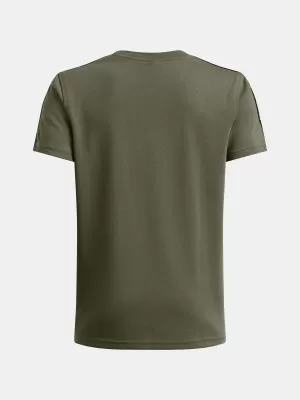 Majica za dječake UNDER ARMOUR B ICON TAPED SS 6001583-390 ZELENA