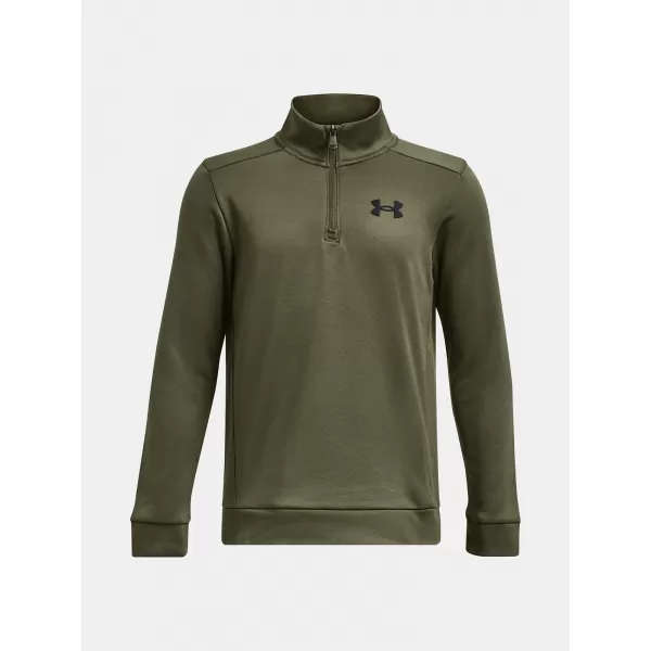  Trenirka za dječake UNDER ARMOUR ARMOUR FLEECE 1/4 ZIP 1373559-390 ZELENA 