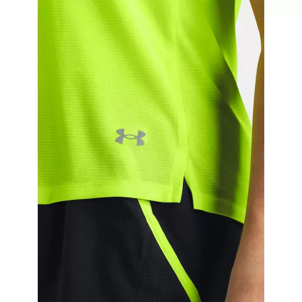 Ženska majica kratkih rukava UNDER ARMOUR LAUNCH SHORTSLEEVE 1382434-731 ZELENA 