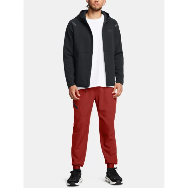 Muški sweatshirt UNDER ARMOUR UNSTOPPABLE FLC FZ HD EU 1389352-001 CRNA 