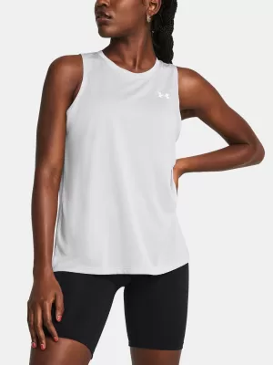 Ženska majica bez rukava UNDER ARMOUR TECH TANK TWIST 1383656-014 SIVA
