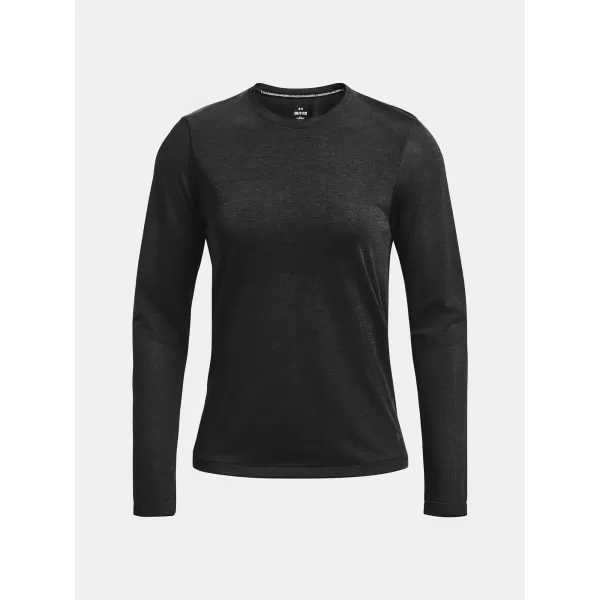 Ženska majica kratkih rukava UNDER ARMOUR SEAMLESS STRIDE LS 1375699-001 CRNA 