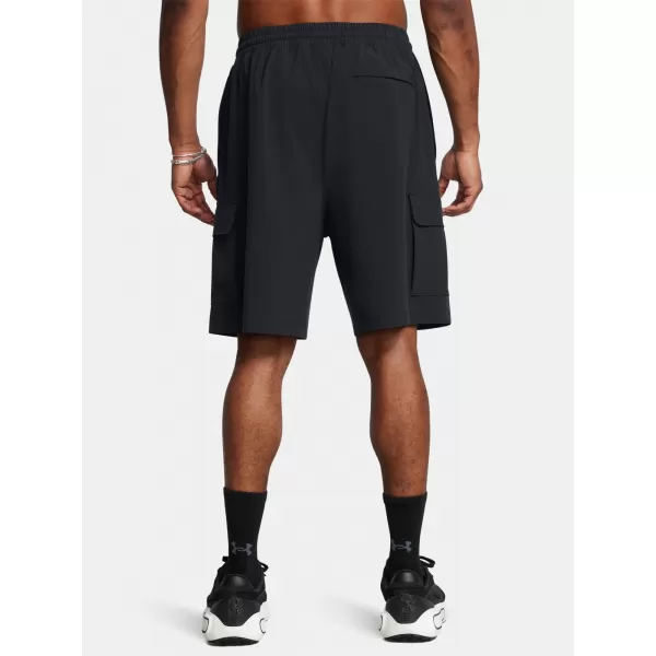  Muške kratke hlače UNDER ARMOUR VIBE WOVEN CARGO SHORT 1386560-001 CRNA 