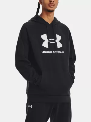Muški sweatshirt UNDER ARMOUR RIVAL FLEECE LOGO HD 1379758-001 CRNA