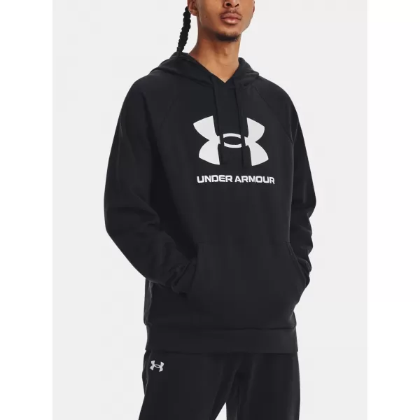  Muški sweatshirt UNDER ARMOUR RIVAL FLEECE LOGO HD 1379758-001 CRNA 