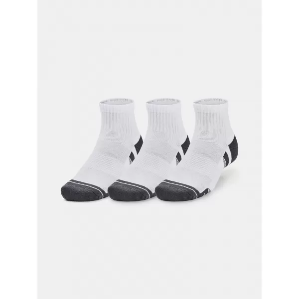  Čarape UNDER ARMOUR PERFORMANCE COTTON 3P QTR 1379528-100 BIJELA 