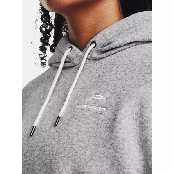  Ženski sweatshirt UNDER ARMOUR ESSENTIAL FLC OS HOODIE 1379495-012 SIVA 