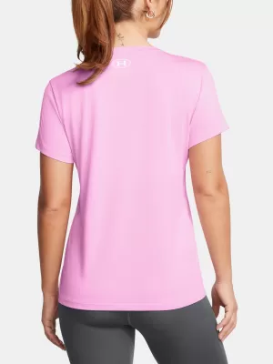 Ženska majica kratkih rukava UNDER ARMOUR TECH SSV- TWIST 1384227-672 RUŽIČASTA