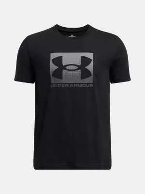 Majica za dječake UNDER ARMOUR B BOXED SPORTS UPDATE SS 1388672-001 CRNA