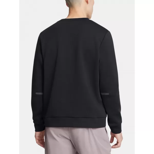  Muški sweatshirt UNDER ARMOUR UNSTOPPABLE FLC CREW EU 1389351-001 CRNA 