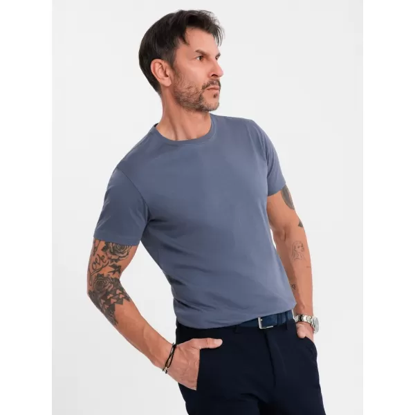  Košulja OMBRE OM-TSBS-0236 PLAVI TRAPER 