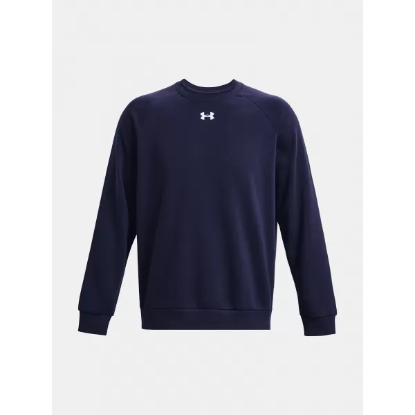  Muški sweatshirt UNDER ARMOUR RIVAL FLEECE CREW 1379755-410 PLAVA 