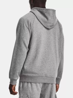Muški sweatshirt UNDER ARMOUR RIVAL FLEECE FZ HOODIE 1379767-025 SIVA