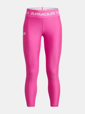 Tajice za djevojčice UNDER ARMOUR ARMOUR ANKLE CROP 1373950-652 RUŽIČASTA