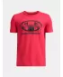 Majica za dječake UNDER ARMOUR B GLITCH LOCKERTAG SS 1386833-989 CRVENA