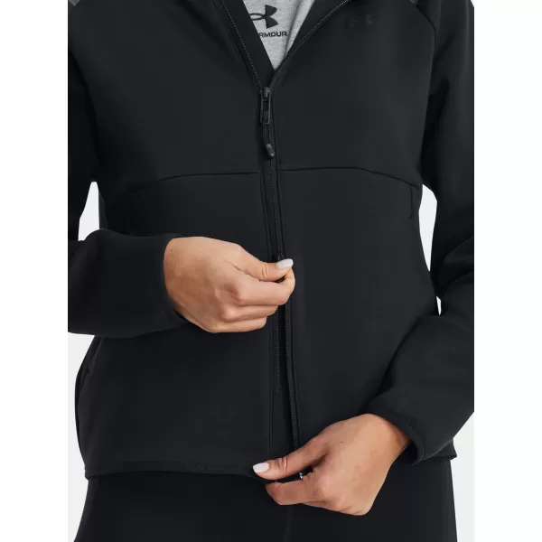  Ženski sweatshirt UNDER ARMOUR UNSTOPPABLE FLC FZ 1379842-001 CRNA 