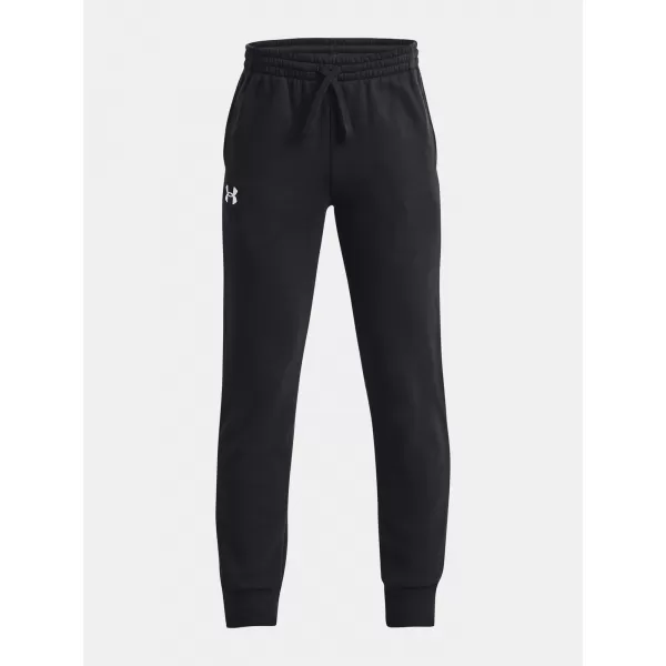  Trenirke za dječake UNDER ARMOUR RIVAL FLEECE JOGGERS 1379787-001 CRNA 