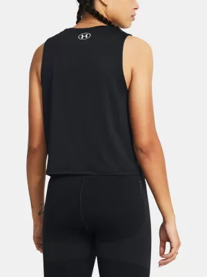 Ženska majica bez rukava UNDER ARMOUR VANISH ENERGY CROP TANK 1383654-001 CRNA