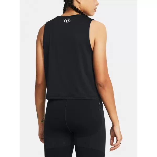  Ženska majica bez rukava UNDER ARMOUR VANISH ENERGY CROP TANK 1383654-001 CRNA 