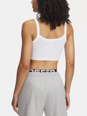 Ženska majica bez rukava UNDER ARMOUR RIVAL RIB BABY TANK 6000265-100 BIJELA