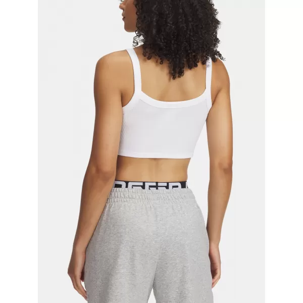  Ženska majica bez rukava UNDER ARMOUR RIVAL RIB BABY TANK 6000265-100 BIJELA 