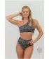 SÃO GONÇALO gornji dio bikinija - zebra 764 BIJELI Nebbia