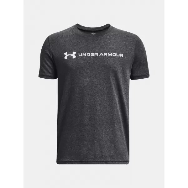  Majica za dječake UNDER ARMOUR B LOGO WORDMARK SS 1380747-001 CRNA 
