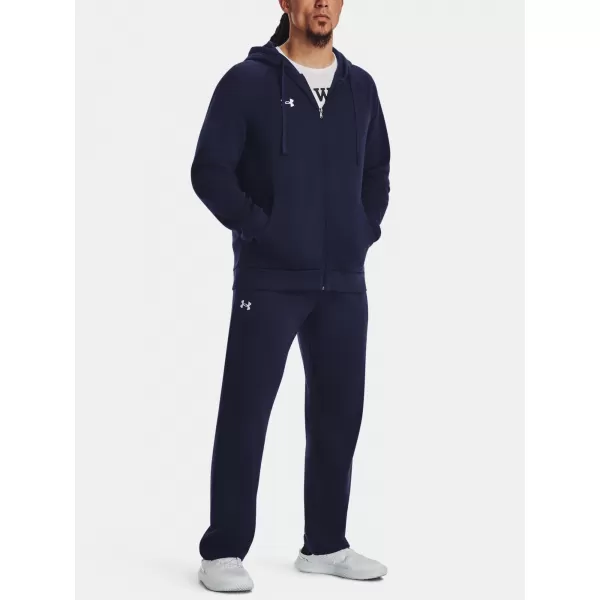  Muški sweatshirt UNDER ARMOUR RIVAL FLEECE FZ HOODIE 1379767-410 PLAVA 