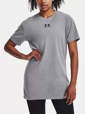 Ženska majica kratkih rukava UNDER ARMOUR W EXTENDED SS NEW 1383429-035 SIVA
