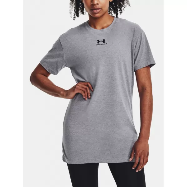  Ženska majica kratkih rukava UNDER ARMOUR W EXTENDED SS NEW 1383429-035 SIVA 